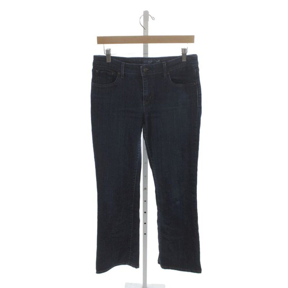 Levis Women Bootcut Jeans High Rise Blue Cotton Size 8